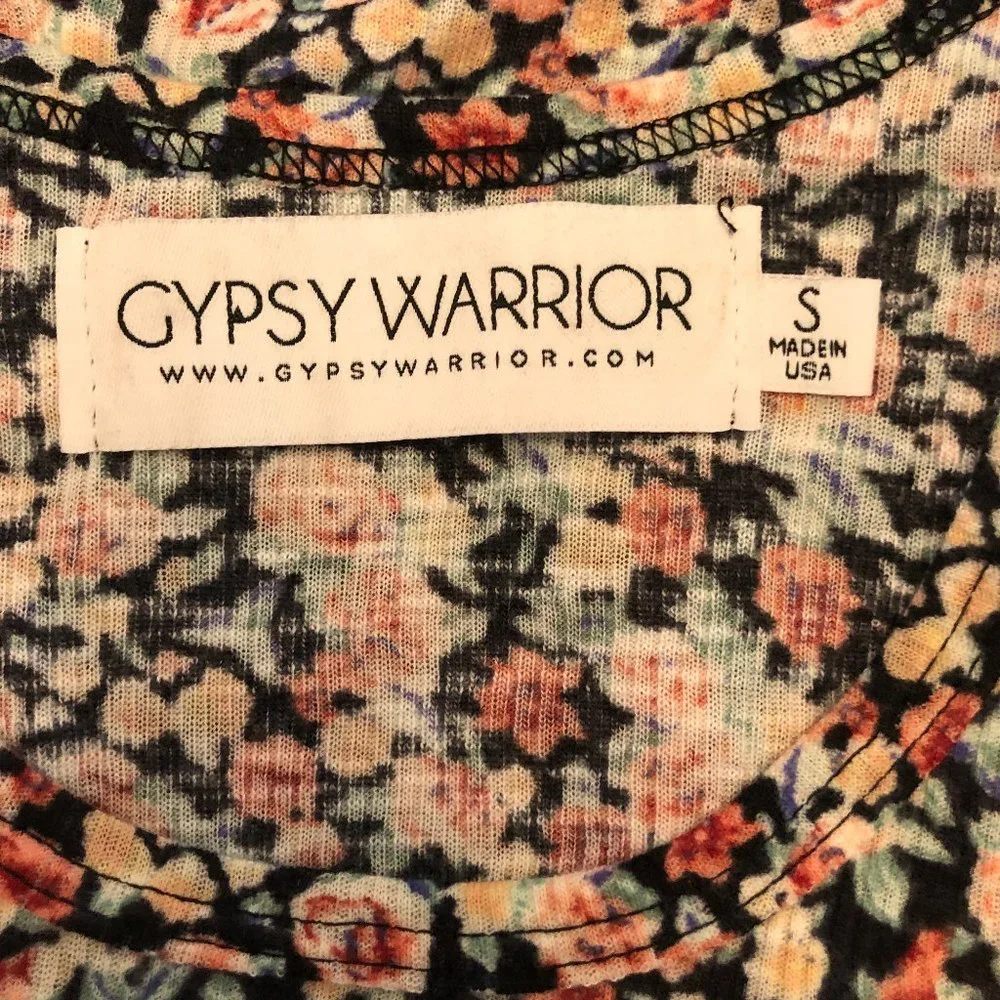 Gypsy Warrior Floral Racerback Tank - Picture 4 of 5